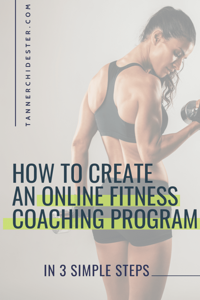 How To Create an Online Personal Training Program - Tanner